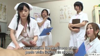 Jav Nurses Cfnm Handjob Blowjob Demonstration Subtitled Hong Kong Porn